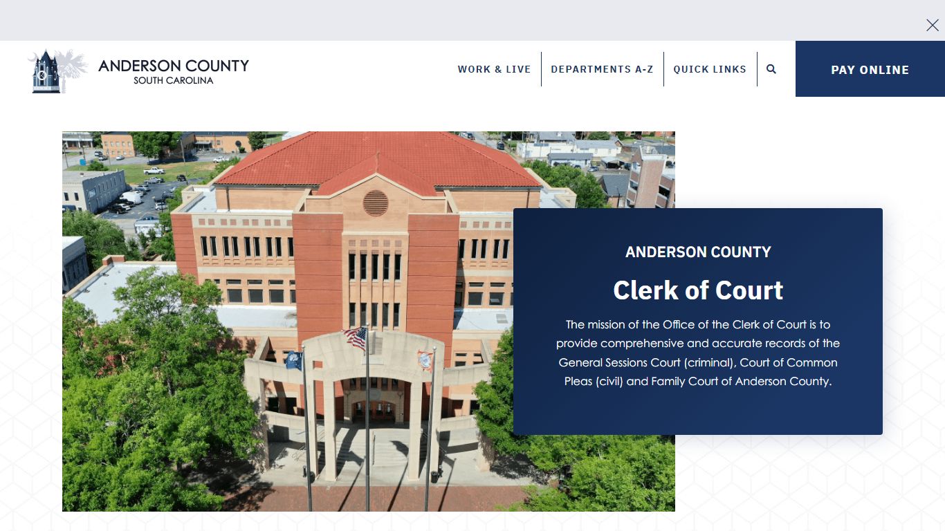 Clerk of Court - Anderson County