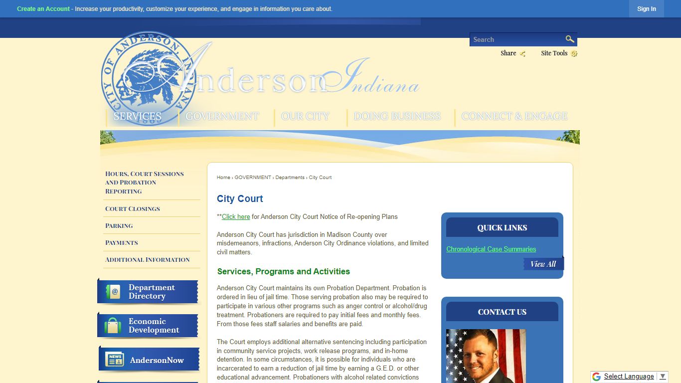 City Court | Anderson, IN - Official Website